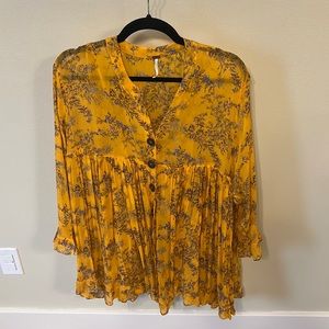 Floral print tunic dress